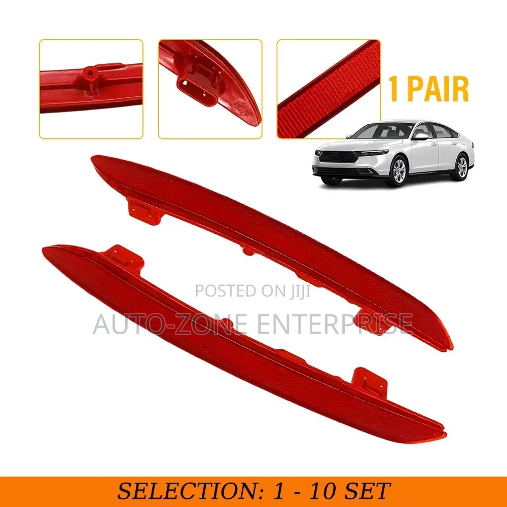 Honda Accord 2023 2024 2025 Back Bumper Reflector Pair