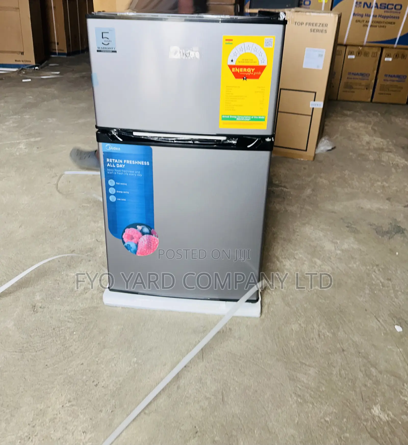 Fast Cooling Made Midea 87l Double Door Table Top Fridge