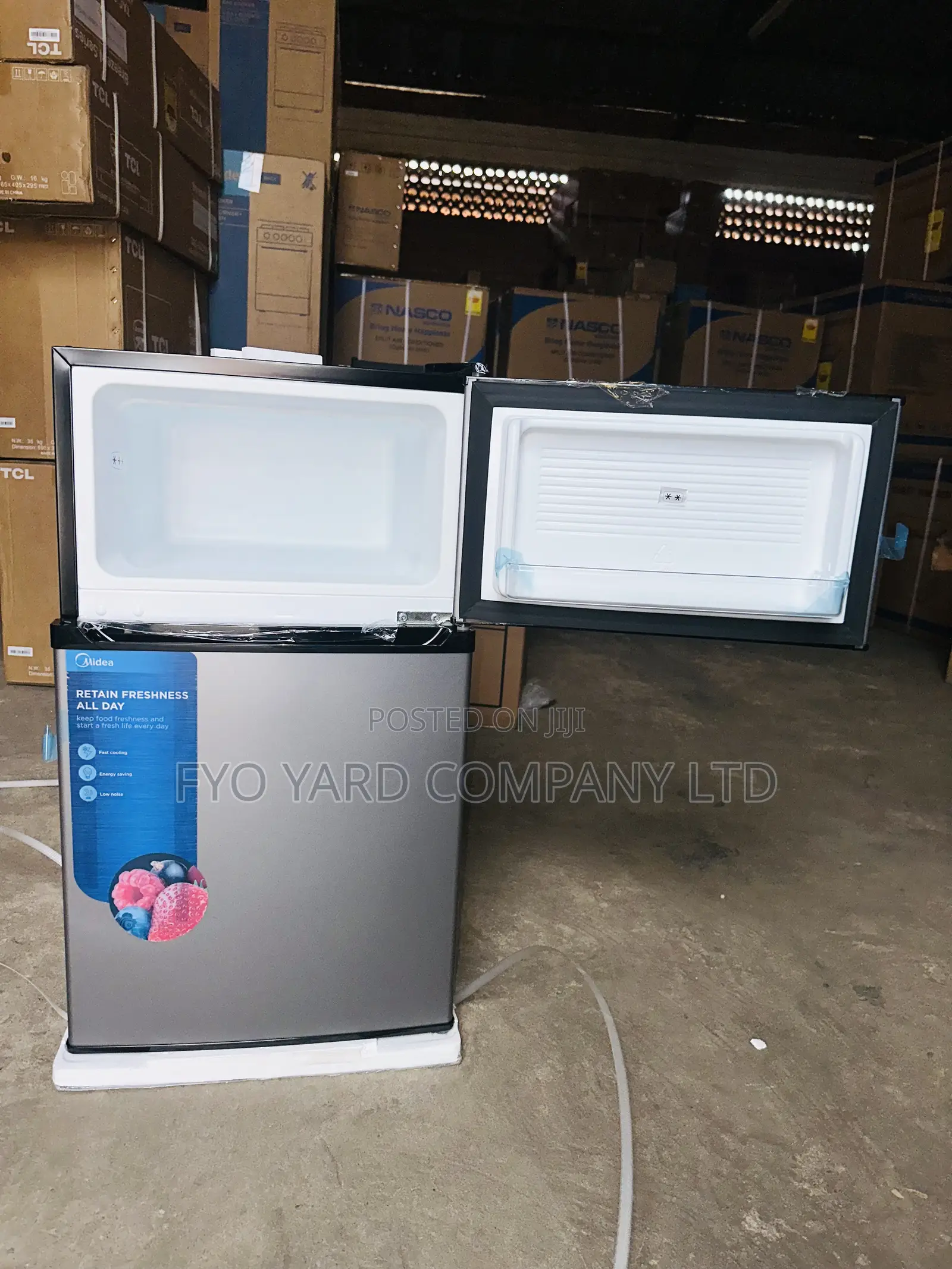 Fast Cooling Made Midea 87l Double Door Table Top Fridge