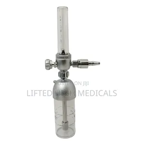 Wall Mounted Oxygen Flowmeter With Humidifier Bottle