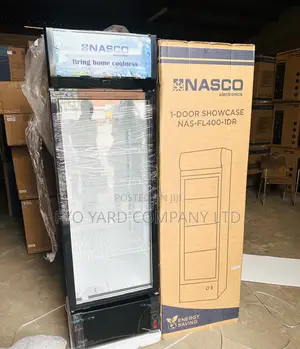 Direct Cooling Nasco 358l Display Glass Door Fridge