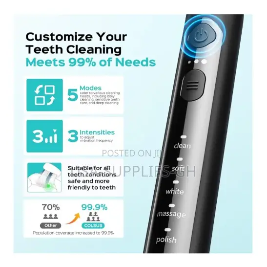 Coslus C30 Electric Toothbrush for Adults From Usa