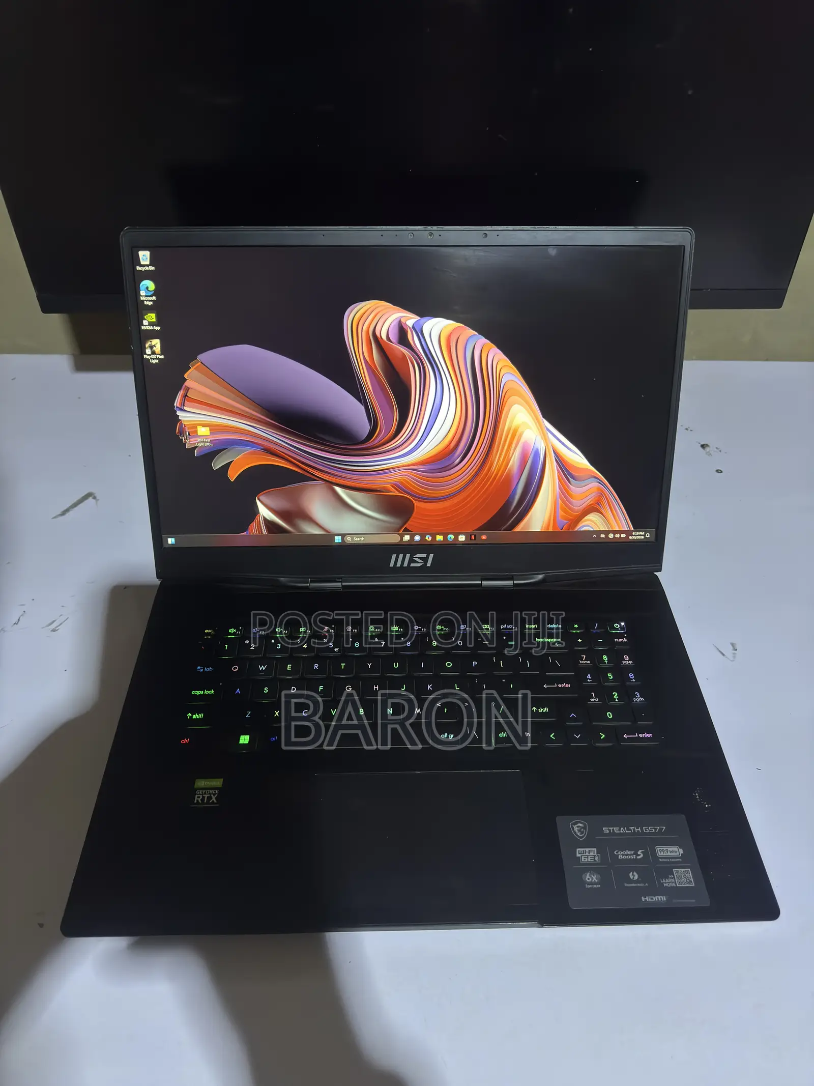 Laptop MSI Stealth GS77 16GB Intel Core i9 SSD 512GB