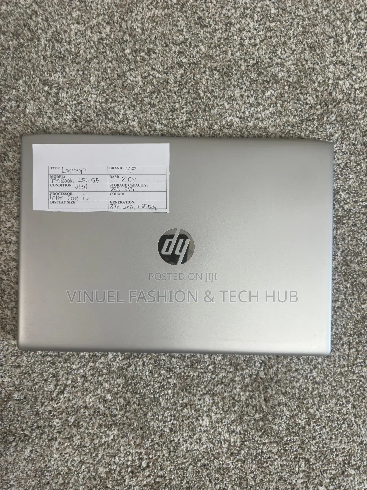 Laptop HP ProBook 450 G5 8GB Intel Core i5 SSD 256GB