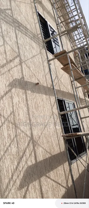 Roofing Leakage,Graffiato Sand and Stone,Painting,Pop Skimming,Design