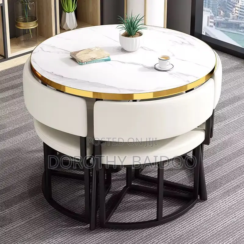 Four Chairs and One Table