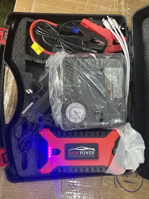 Car Jump Starter and Tire Pump Complete Set