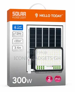 Solar Flood Light With Remote Control