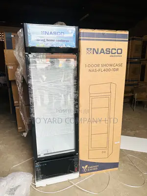 Glass Front Nasco 358liters Beverage Cooler Display Fridge