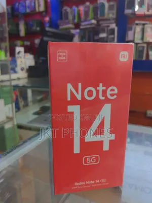New Xiaomi Redmi Note 14 5G 256 GB Black