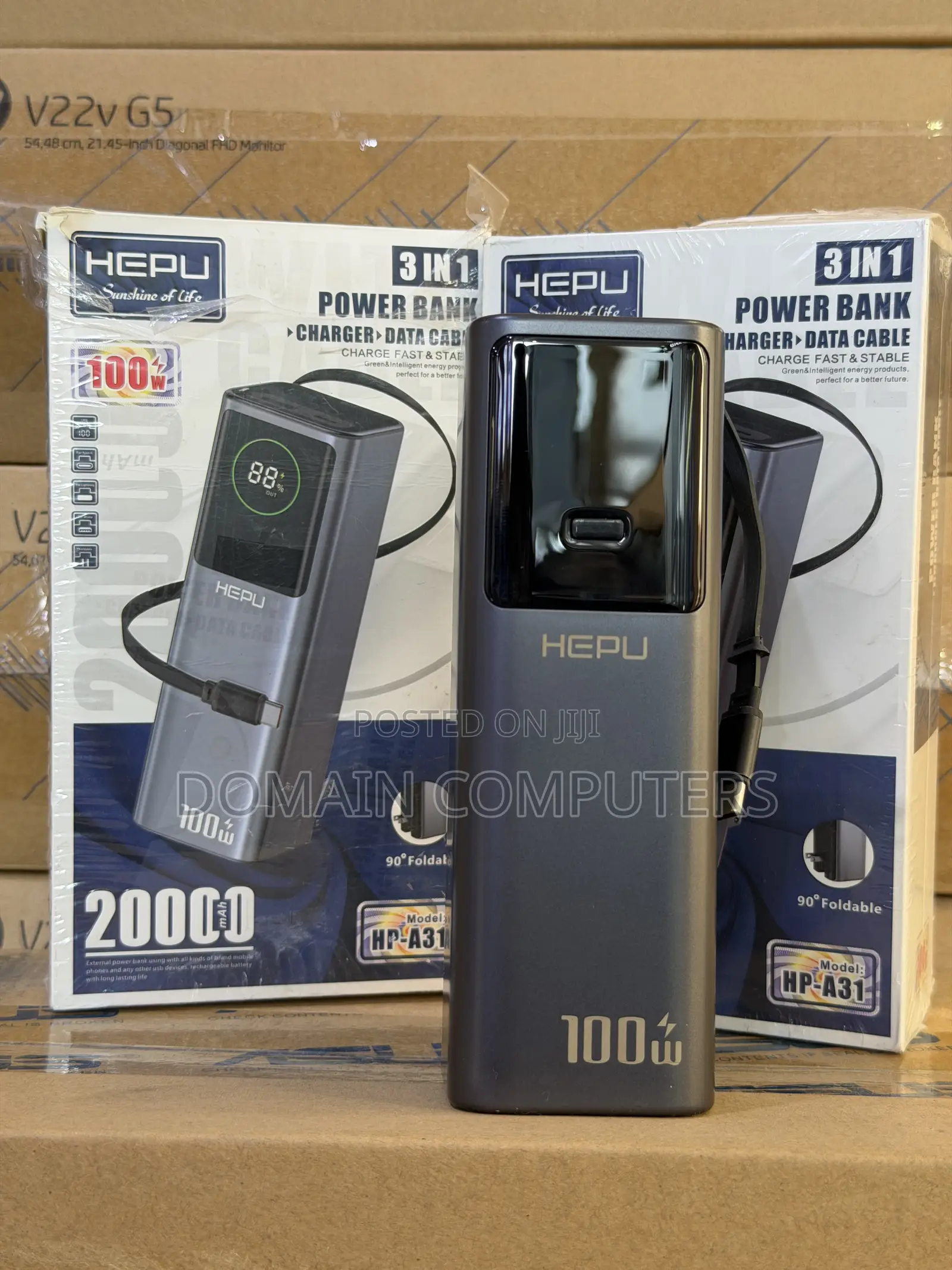 Hepu Power Bank 20000mah Capacity