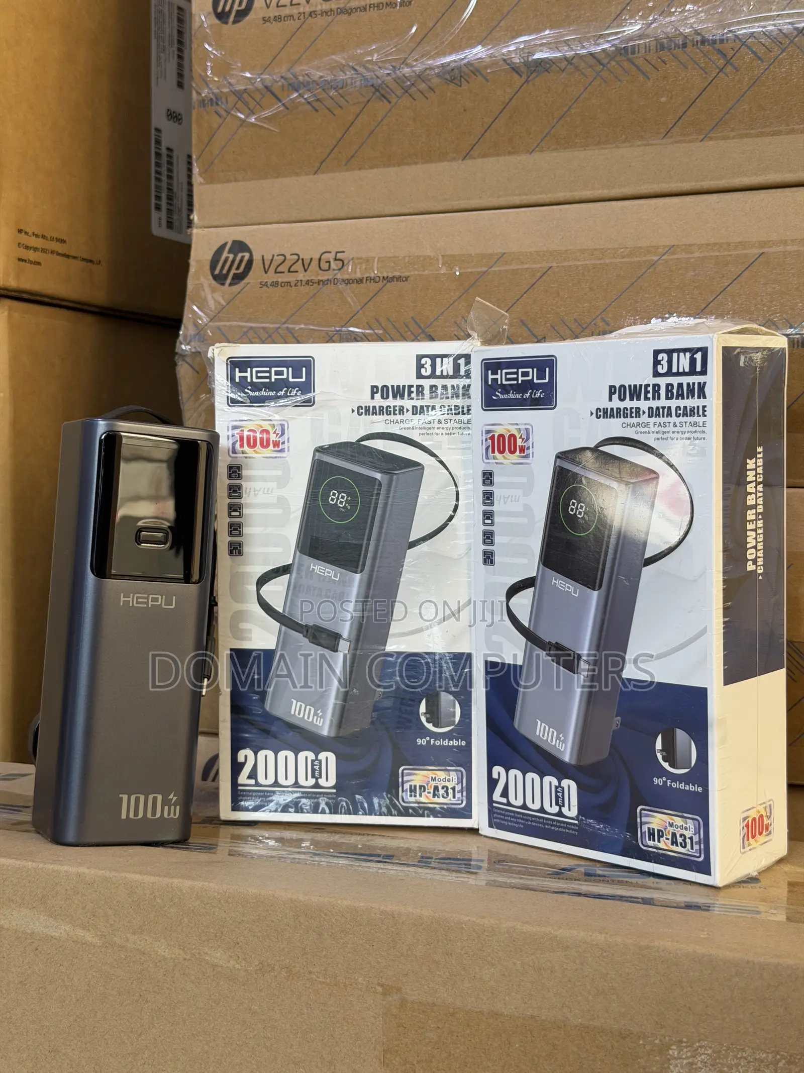 Hepu Power Bank 20000mah Capacity