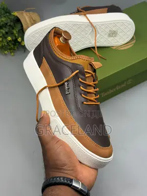 Original Real Pure Leather Timberland Gray Black
