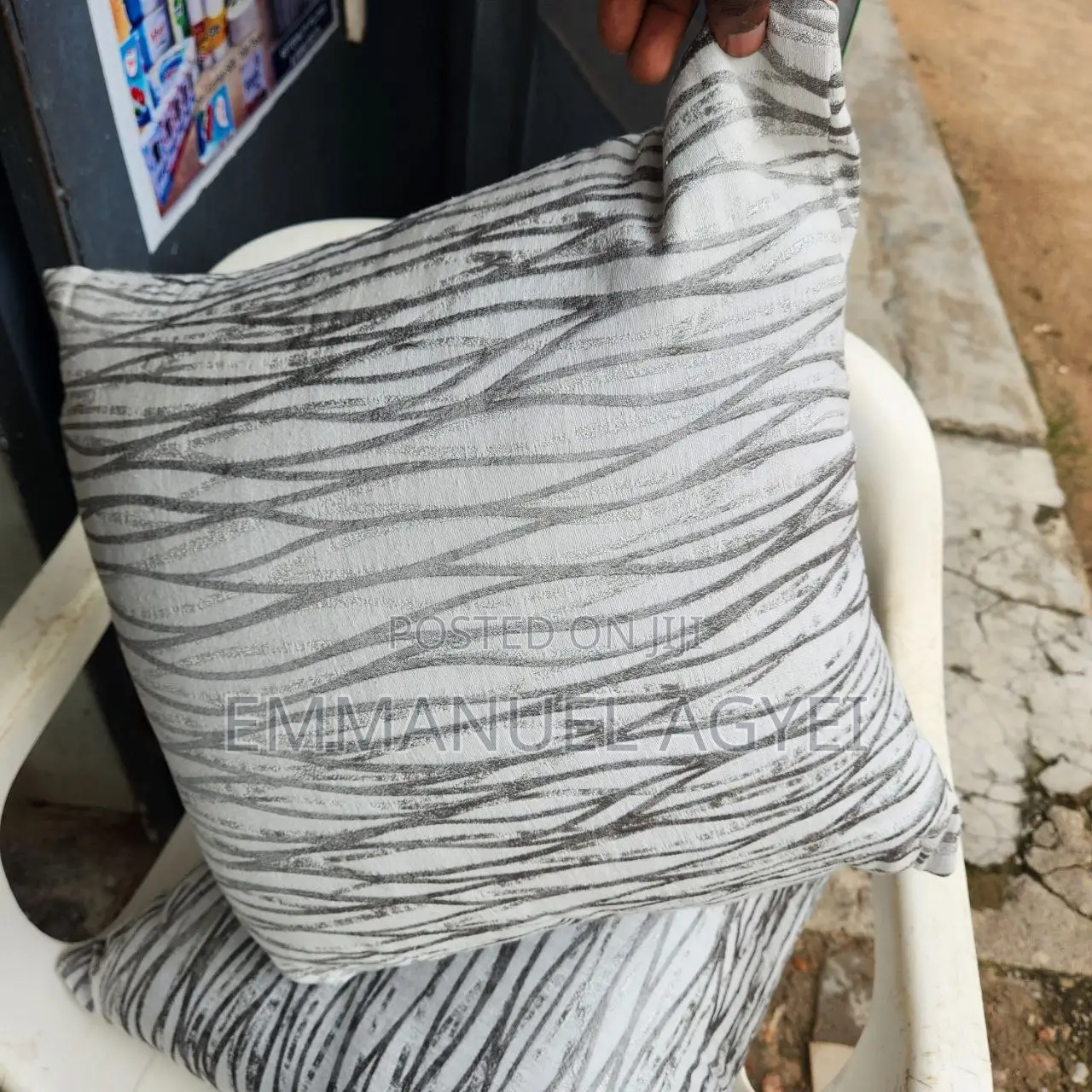 Grace and Son's Armrest/Handrest Pillows and Cushions