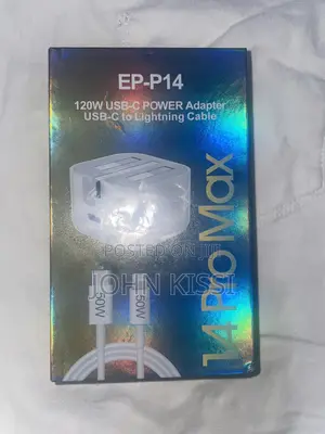 120w Usb-C Power Adapter Usb-C to Lightning Cable