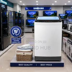 TCL Washing Machine 9kg Top Load Full Auto Silver With Haley Iron Gift