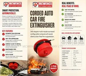 Mcwence Corded Auto Car Fire Extinguisher