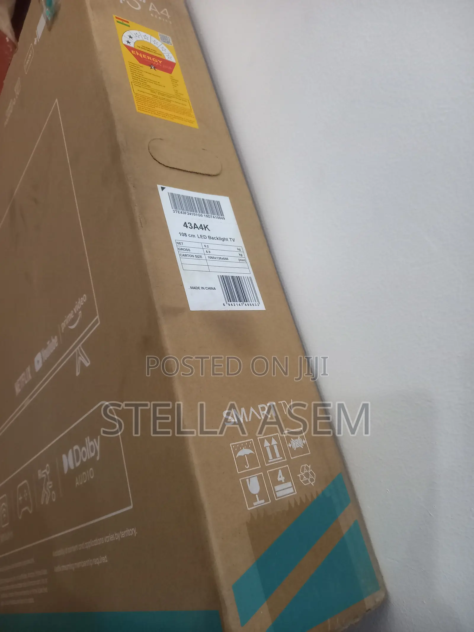 Hisense Smart Tv A4 Series (43 Inches)