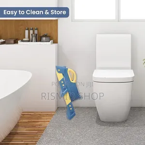 Adjustable Plastic Baby Toilet Ladder Seater