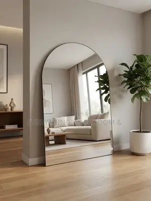 Arched 6ftx3ft Mirror_big Standing Mirror_modern Statement Mirror