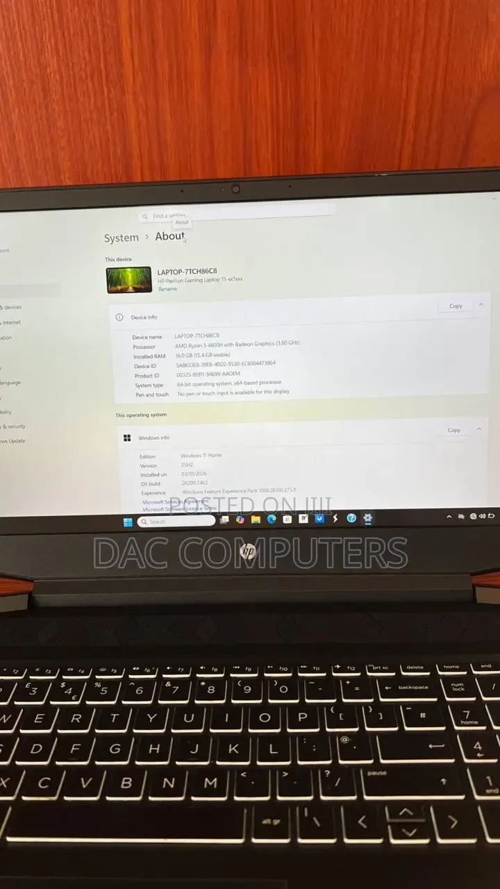 Laptop HP Pavilion 15 16GB AMD Ryzen 5 SSD 256GB
