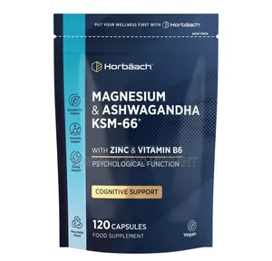 Ashwagandha KSM-66 Complex With Magnesium, Zinc Vitamin B6|120 Caps