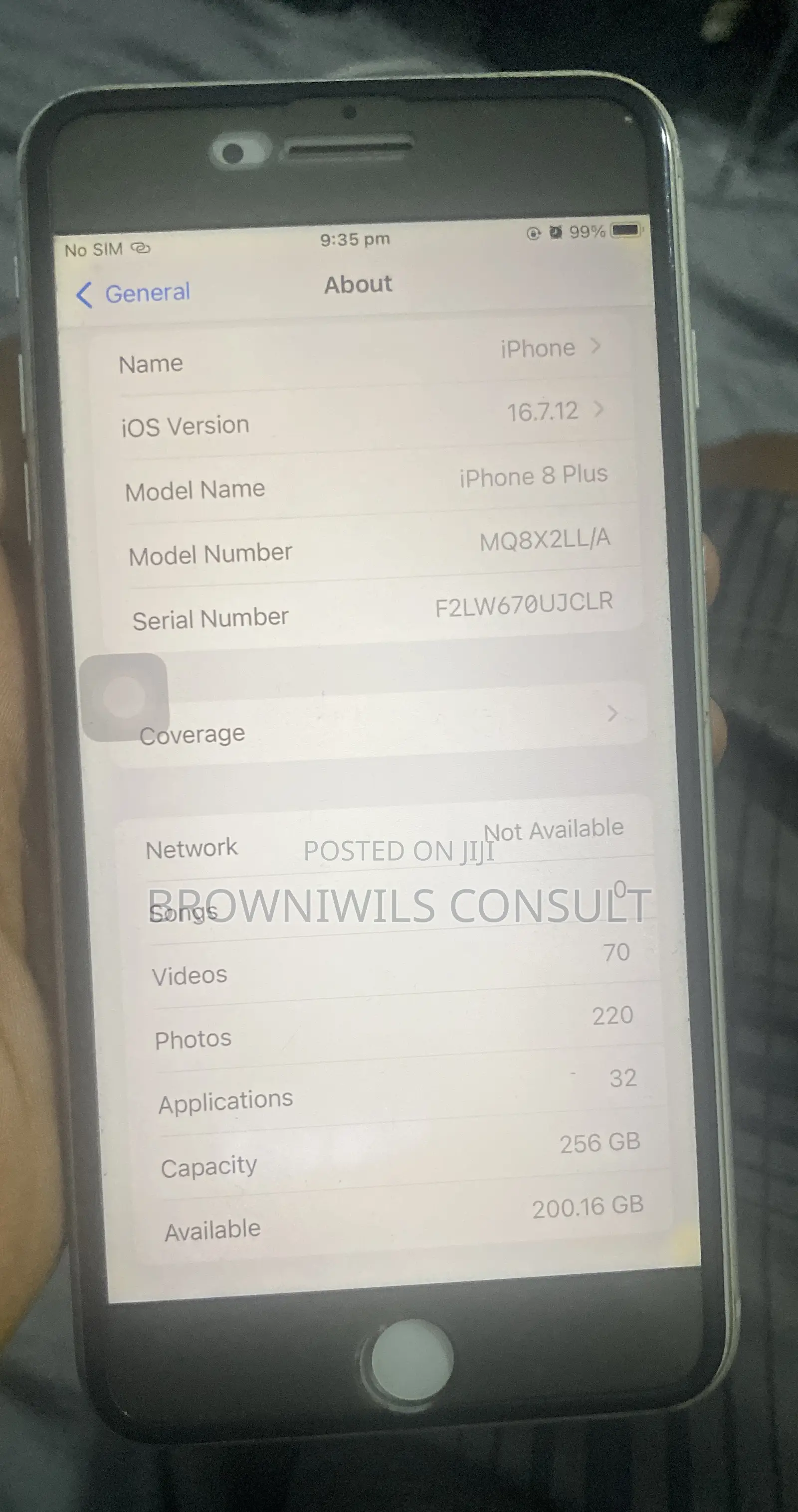 Apple iPhone 8 Plus 256 GB Silver