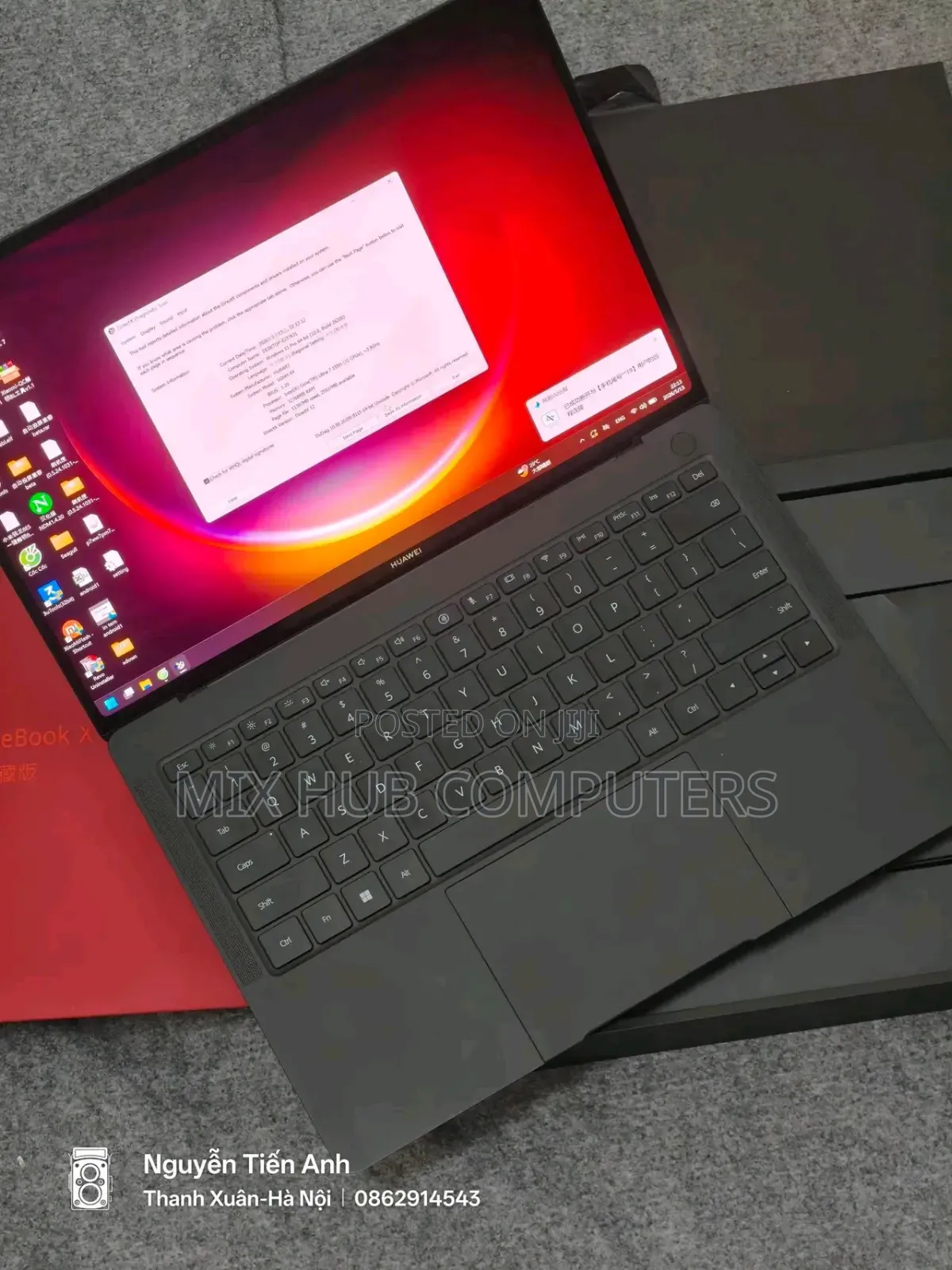New Laptop Huawei MateBook X Pro 32GB Intel Core Ultra 7 SSD 1T