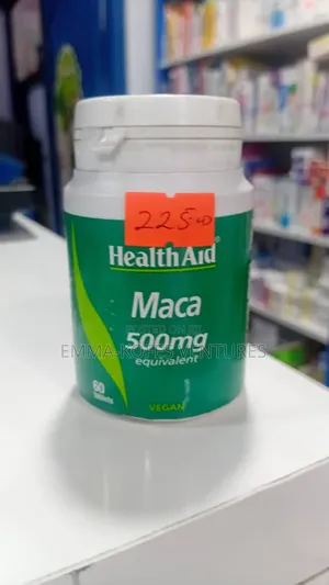 Healthaid Maca 500mg - 60 Vegan Tablets | Energy, Stamina Hormone