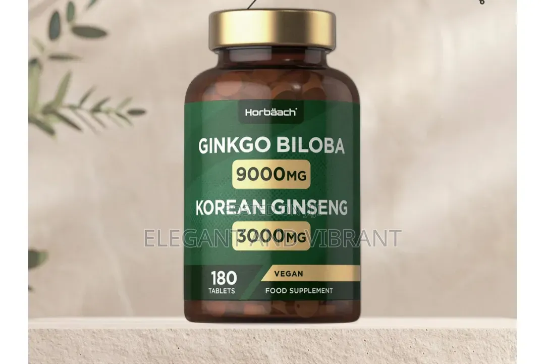 Ginkgo Biloba 9000 Mg and Ginseng 3000 Mg | 180