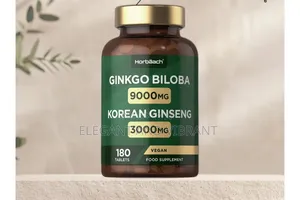 Ginkgo Biloba 9000 Mg and Ginseng 3000 Mg | 180