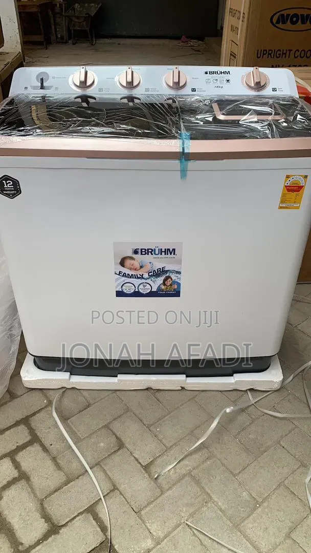 Bruhm 14kg Twin Tub Semi Automatic Washing Machine BWT-140