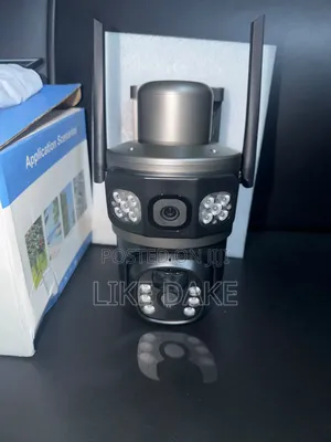 Solar 4g Double Lens 12mp CCTV Security Camera, Eseecloud Waterproof