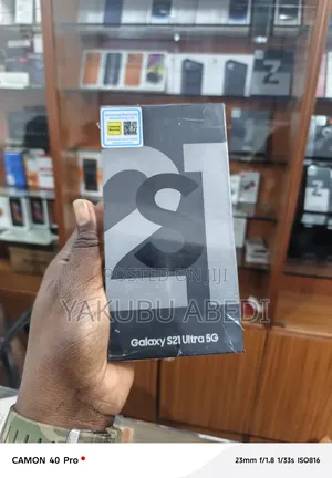 New Samsung Galaxy S21 Ultra 5G 128 GB Black