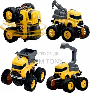 Construction Truck Toys - 4pcs