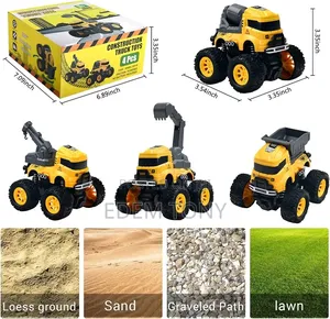 Construction Truck Toys - 4pcs