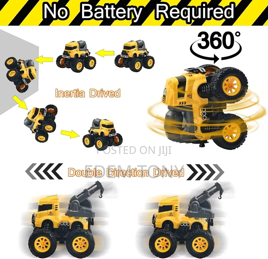 Construction Truck Toys - 4pcs