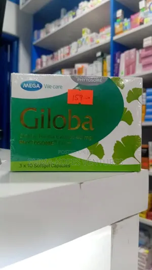 Mega Giloba 40mg Ginkgo Biloba Phytosome - 30 Softgel | Brain Memory
