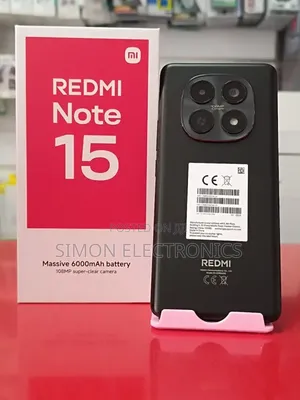 New Xiaomi Redmi Note 15 256 GB Black