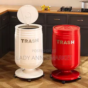 Luxury Trash Can With Wheels