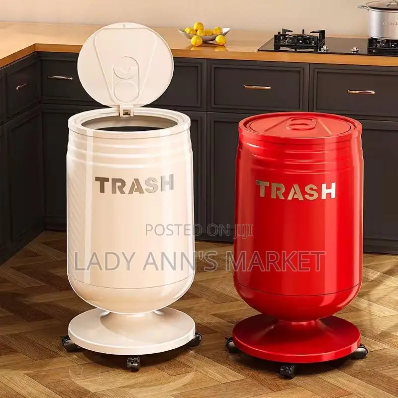 Luxury Trash Can With Wheels