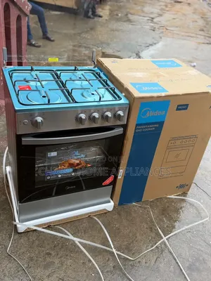 Midea 60×60 All Gas Cooker With Oven Grill | 70l Capacity | New