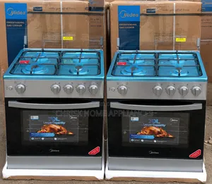 Midea 60×60 All Gas Cooker With Oven Grill | 70l Capacity | New