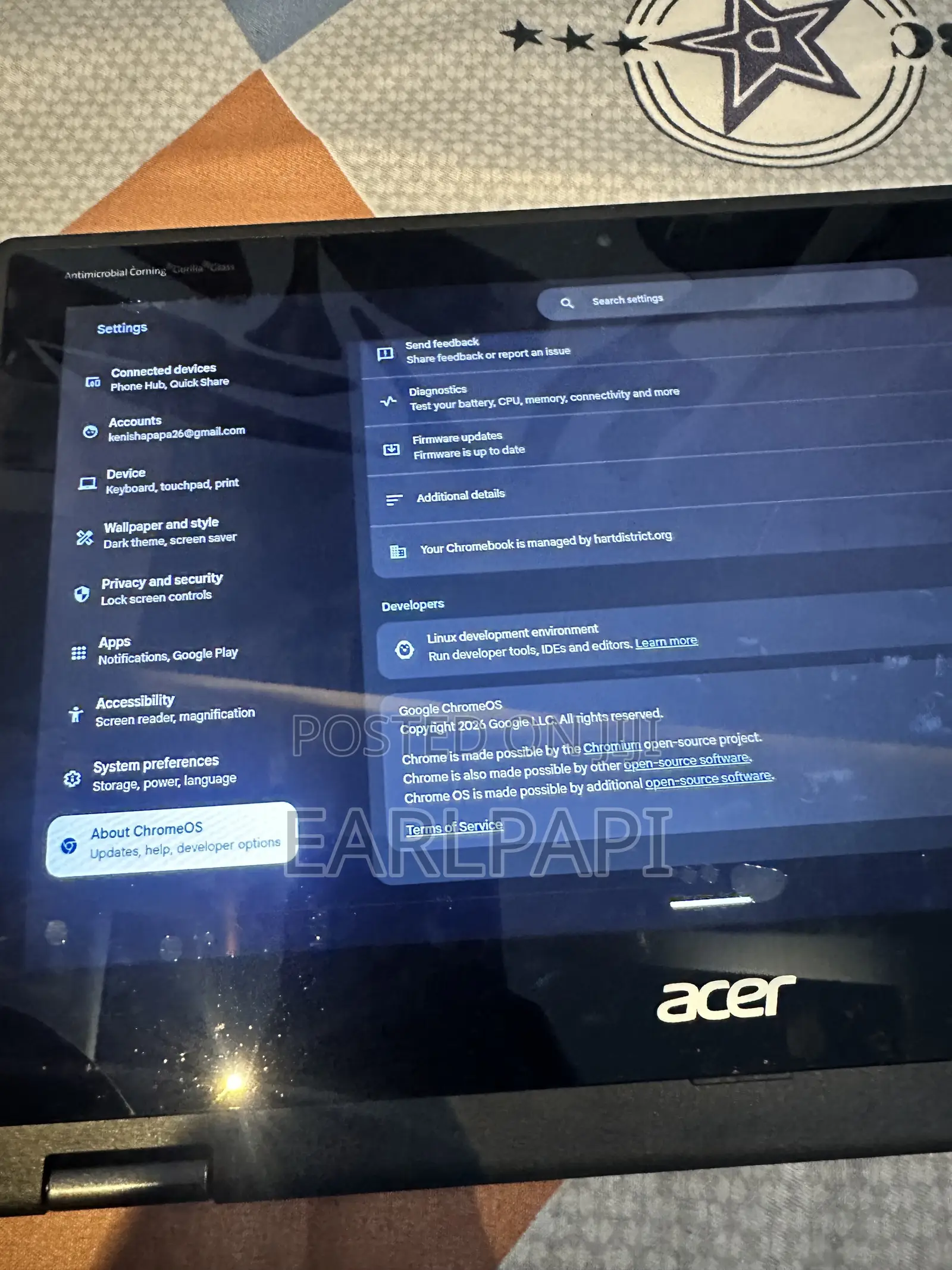 Laptop Acer AcerNote 8GB Intel HDD 72GB