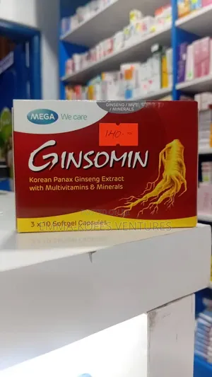 Ginsomin Korean Panax Ginseng+Multivit Minrls - Energy Immune BST