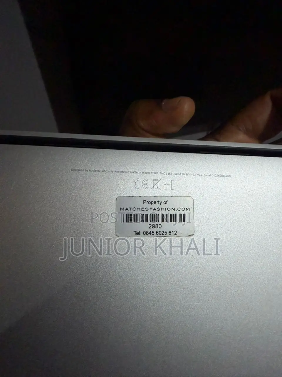 New Laptop Apple MacBook Pro 2019 16GB Intel Core 5 SSD 256GB