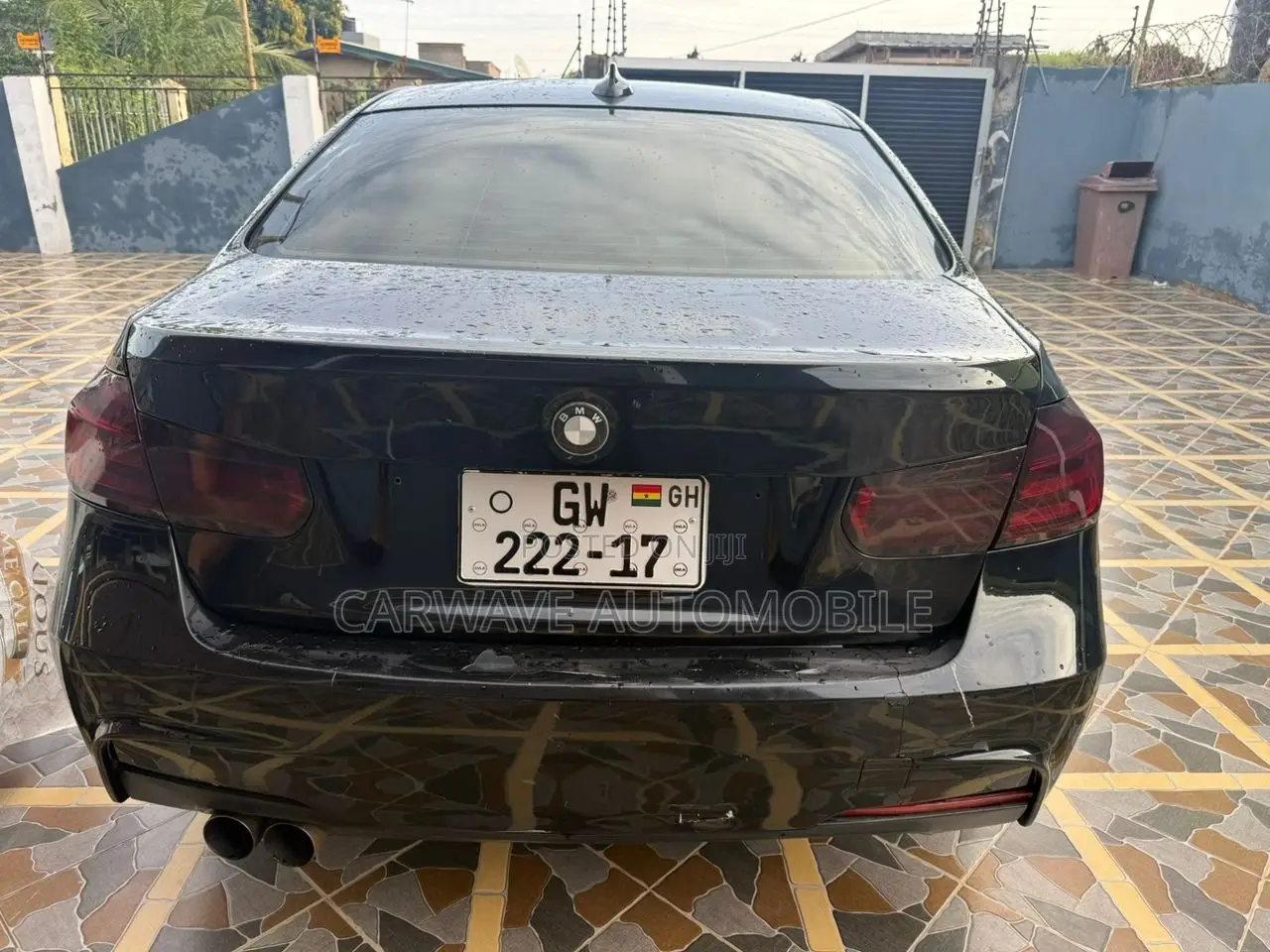 BMW 320i Sedan RWD 2014 Black