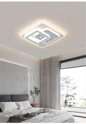 Modern Design Led Dimmable Ceiling Lamp With 3 Colour Temperature