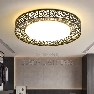 Bird's Nest Led Ceiling Lamp With Iron Acrylic Material