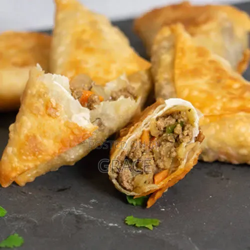 Delicious Samosa and Crispy Springrolls